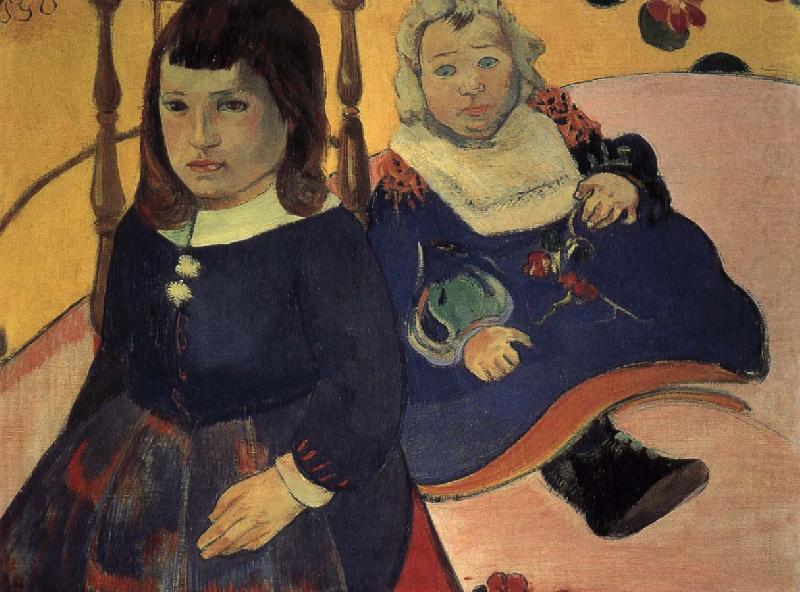 Paul Gauguin two children china oil painting image